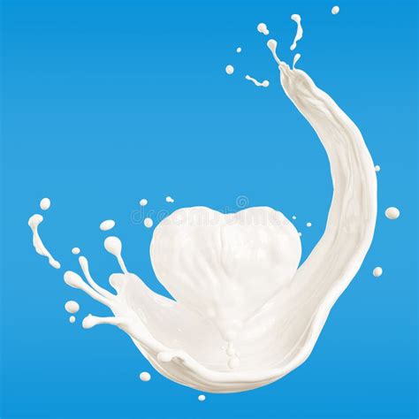 Heart Shape Milk Splash Stock Illustrations 190 Heart Shape Milk