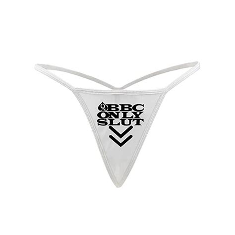 Buy BBC ONLY Blacked Queen Of Spades Logo G String Thong Tanga Online