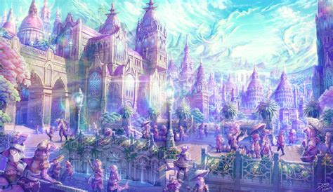 Fantasy City Hd Wallpaper By Doug Batista