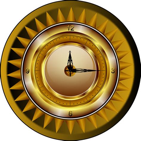 Download Clock Gold Watch Royalty Free Vector Graphic Pixabay