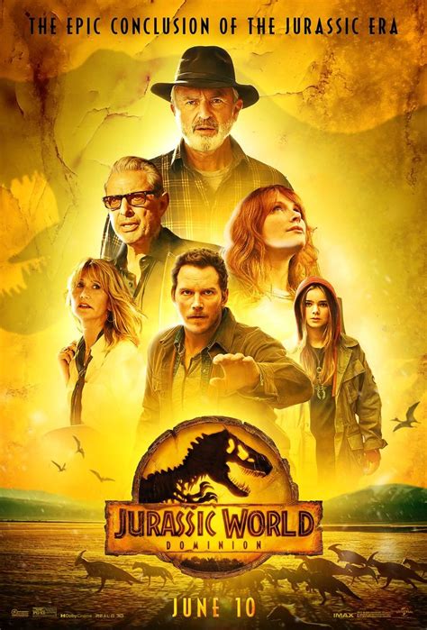 Jurassic World Dominion Poster By Jurassic Shadow In 2022 Jurassic World Poster Jurassic