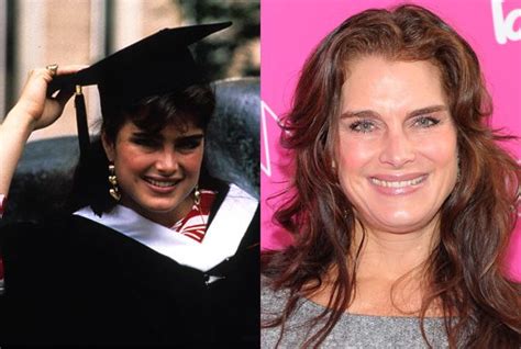 Brooke Shields Princeton Graduation 1987 And Brooke Shields Today