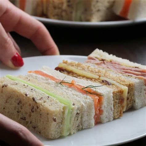 Finger Sandwiches Recipe By Tasty