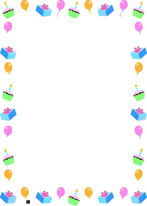 Birthday Borders And Frames Clip Art Library