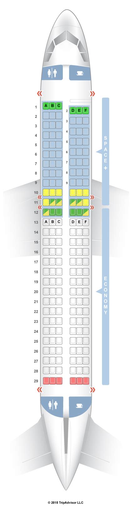 Seatguru Seat Map Air New Zealand Airbus A320 320 Domestic