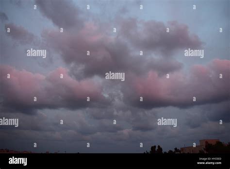 Pink Clouds Stock Photo Alamy