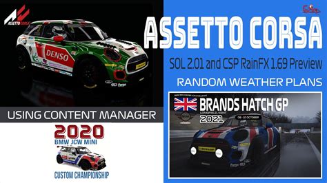 Assetto Corsa Random Weather Plans For Sol 2 And CSP RainFX 1 69