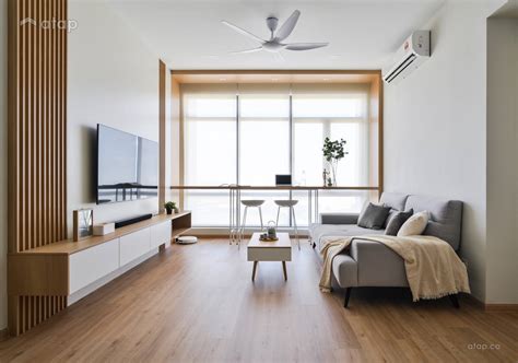 Minimalistic Zen Living Room Condominium Design Ideas And Photos Malaysia
