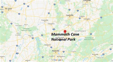 Where Is Mammoth Cave Natıonal Park What City Is Mammoth