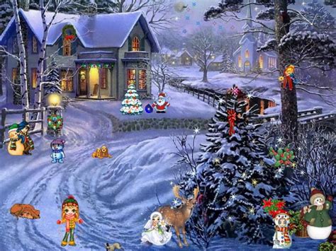 1600x900px Animated Christmas Wallpaper With Music Wallpapersafari