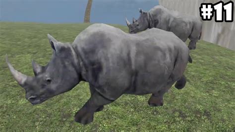 Wild Animals Online Rhinoceros Group Battle Android