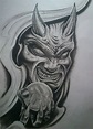 Demon Evil Jester Tattoo Designs | Best Tattoo Ideas