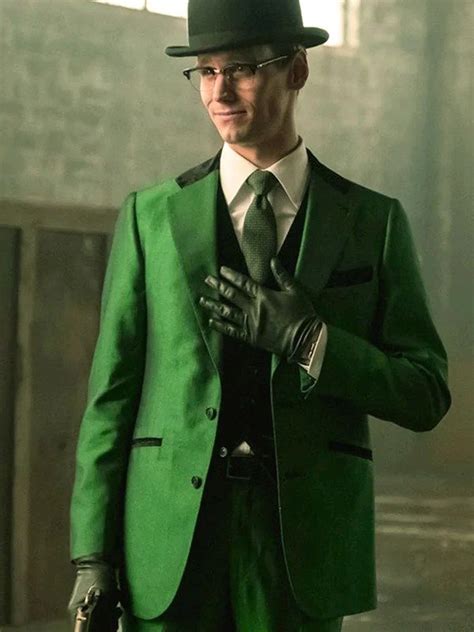Edward Nygma Gotham The Riddler Green Blazer William Jacket