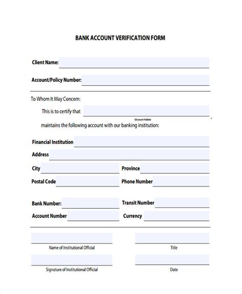 Types of financial power of attorney (fpoa). FREE 6+ Verification Accounting Forms in PDF | MS Word
