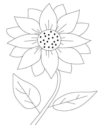 Raising kids who love to read: Free Coloring Pages Printable: Sunflower Coloring Pages ...