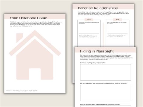 30 Inner Child Worksheets For Healing And Happiness Ambitiously Alexa