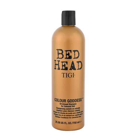Tigi Bed Head Colour Goddess Oil Infused Shampoo 750ml For Coloured