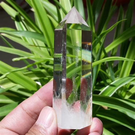 Ying 00842 Natural Clear Quartz Crystal Point Healinghealing Point