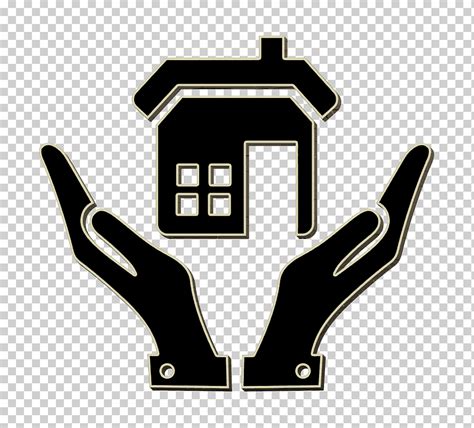 Милый дом значок здания значок Открытые руки и домашний значок значок