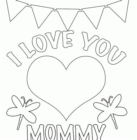 Coloring Pages That Say I Love You Mom And Dad اجمل صور تلوين كروت
