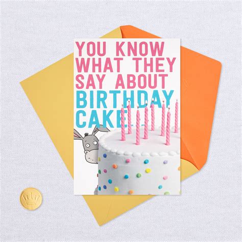 big ass cake funny pop up birthday card greeting cards hallmark