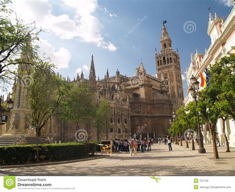 Feiertage in sevilla mit spanischer musik. Kathedrale Von Sevilla, Spanien Stockbild - Bild von jesus ...