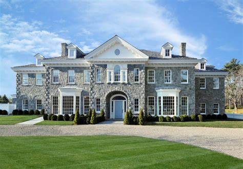 102 Million Georgian Colonial Mansion In Greenwich Ct Homes Of The
