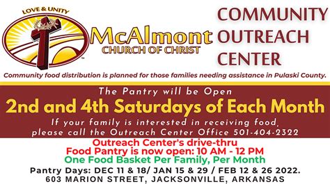 Community Outreach Center Mcalmontcoc