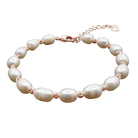 buy fashion pearl bracelet woman simple bracelet jewelry multicolor cultured freshwater pearl