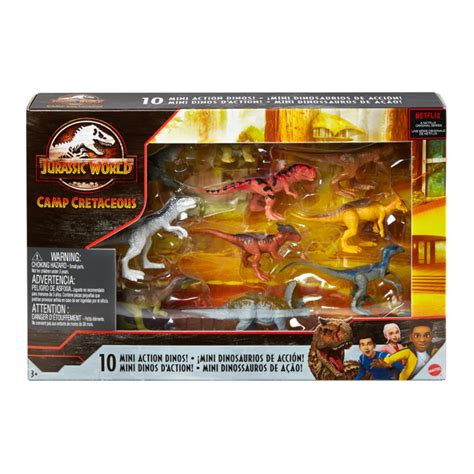 Mini Action Dinos 10 Pack Jurassic World Camp Cretaceous