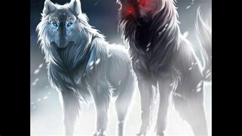 Masaustu illustrasyon beyaz sac anime kuyruk kisa sac. WHITE vs BLACK ANIME WOLF - YouTube