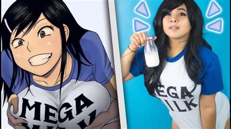 The Mega Milk Challenge Youtube Play Cute Anime Big Boobs Min
