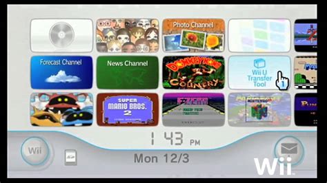 Wii U Wii To Wii U System Transfer Process Youtube