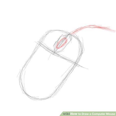 How To Draw A Computer Mouse 6 Steps With Pictures Wikihow