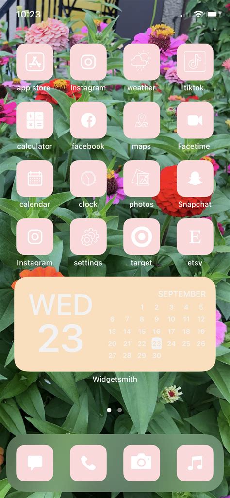 Icons Light Pink Aesthetic Ios App Icons Social Media Etsy