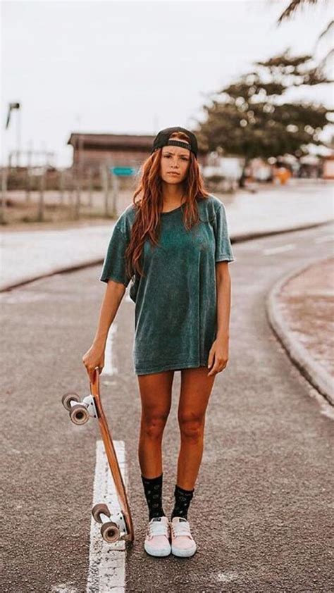 Inspiração Looks Skater Girl Moda Skatista Estilo Skatista Roupas