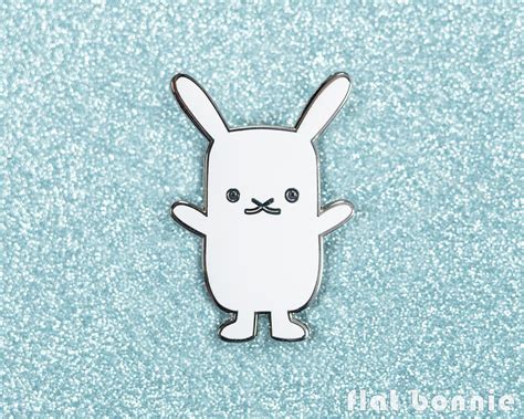 Rabbit Enamel Pin Bunny Enamel Pin Kawaii Backpack Pin Cute Etsy Canada