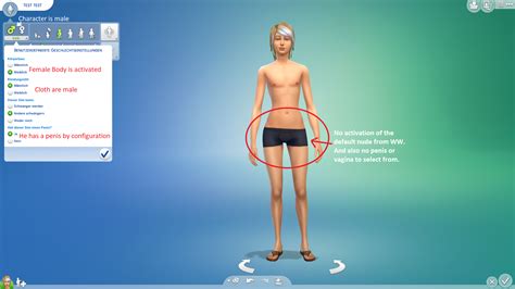 Penis For Male Sims With Female Body Request And Find The Sims 4
