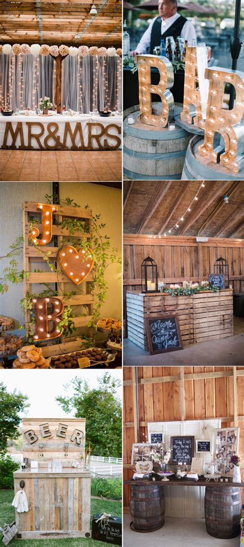 32 Rustic Wedding Decoration Ideas To Inspire Your Big Day