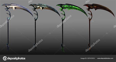 Fantasy Grim Reaper Scythe Variations Stock Photo By ©ravven 307413018