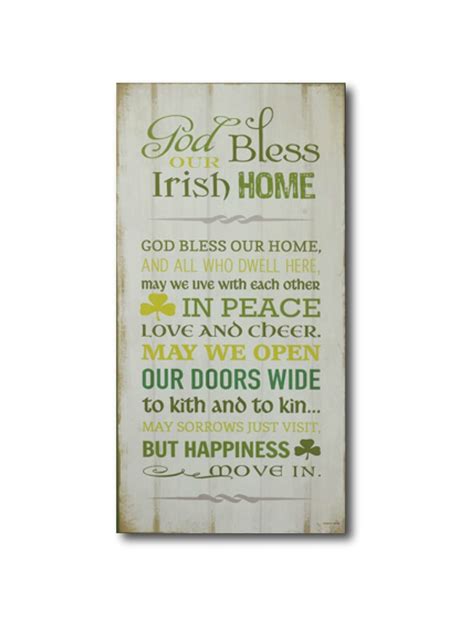 Irish Blessing Plaque Catholic Devotionals Piety Stall