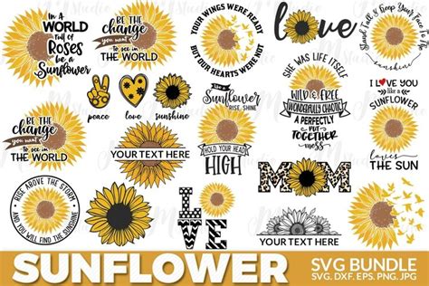 Sunflower Svg Bundle 676756