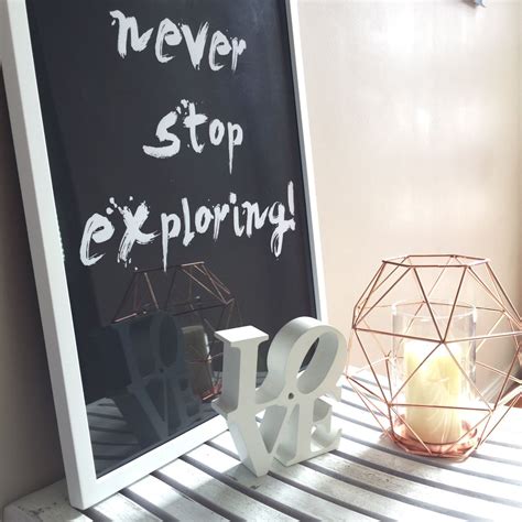 Never Stop Exploring Poster Wall Art Encouraging Quotes By Gracehawk