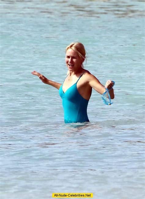 Naomi Watts Hard Nipples On The Beach Candids