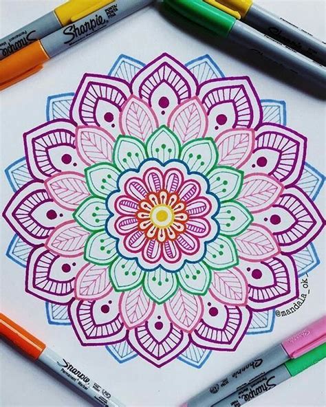 Weitere ideen zu kunstunterricht basteln, kunst, kunstunterricht. Mandalas... in 2020 | Mandalas zeichnen, Mandala ...