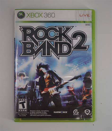 Rock Band 2 Xbox 360 Wireless Bundle Fender Stratocaster Guitar Drums Mic Game Ebay