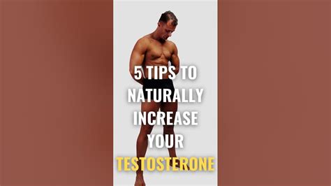 Increase Testosterone Naturally 5 Tips Youtube