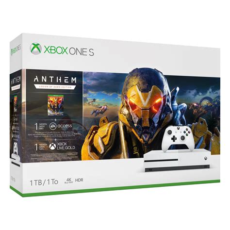 Microsoft Xbox One S 1tb Anthem Bundle White 234 00938