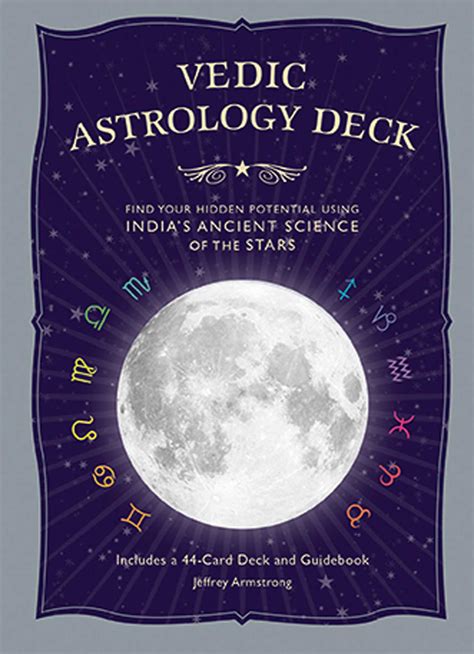 Vedic Astrology Deck Book By Jeffrey Armstrong Official Publisher