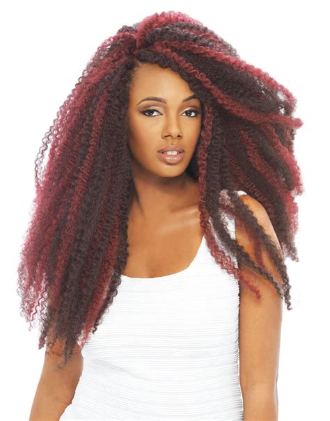Hair is full and soft, and easy to handle on head. AFRO TWIST BRAID, TRIPLE AFRO TWIST BRAID